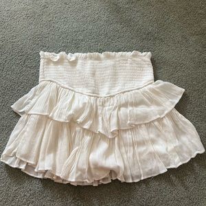 Gab And Kate Ivory Mini Skort